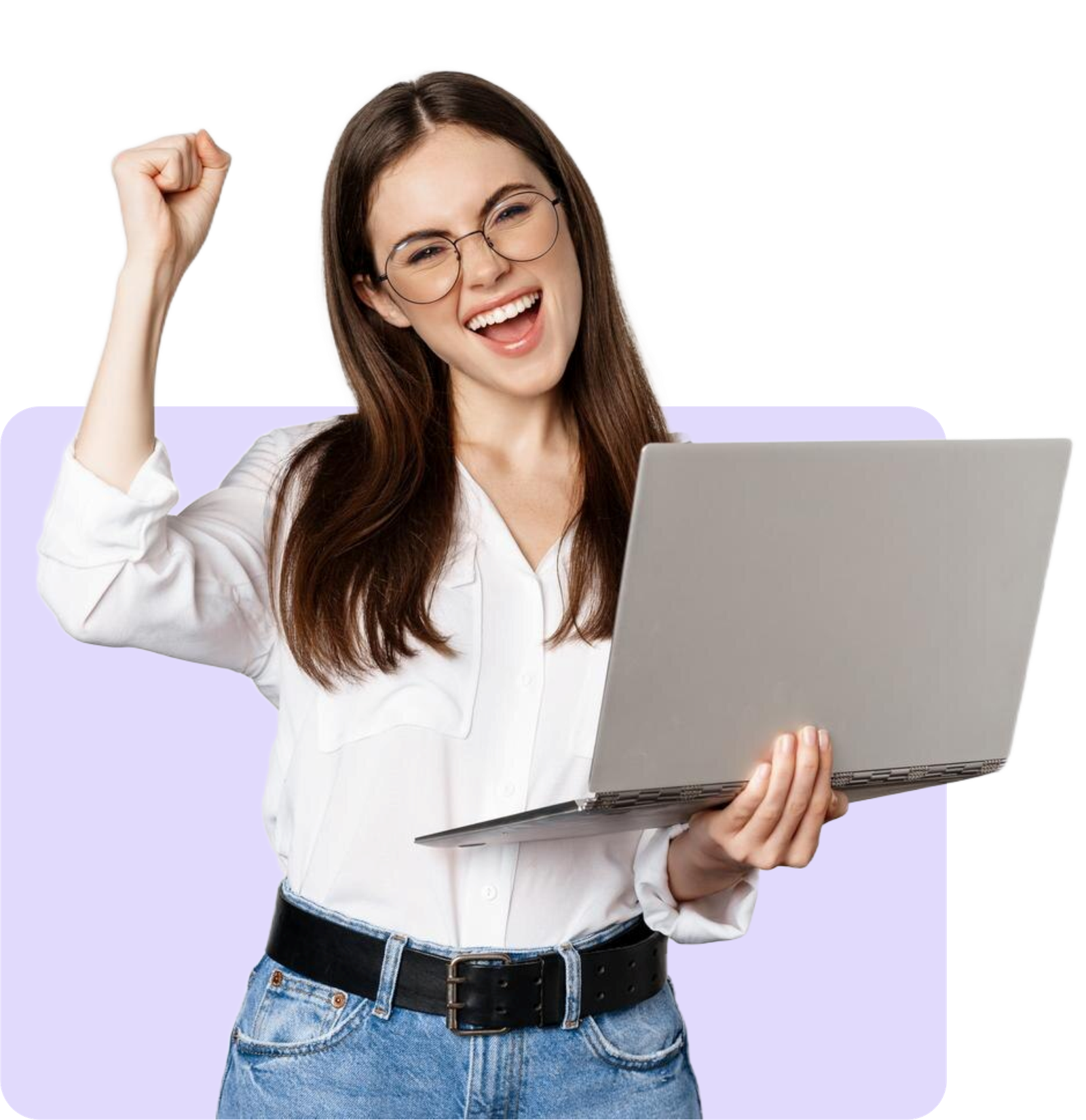 Diseñadora trabajando con su laptop